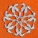 Seahorse Snow Flake Ornament