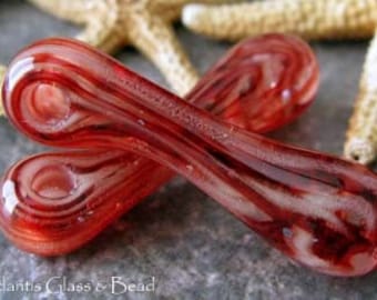 AGB boro glass lampwork beads, Un Lindo Dia...