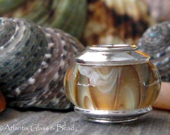 AGB boro glass lampwork beads, Stay or Leave...