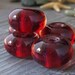 AGB boro glass lampwork beads, On the Bottom....