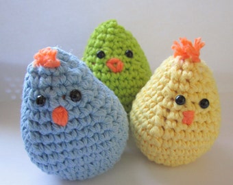 Easter Egg Chicks Trio Also available in pink