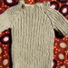 handknit organic cotton baby tee