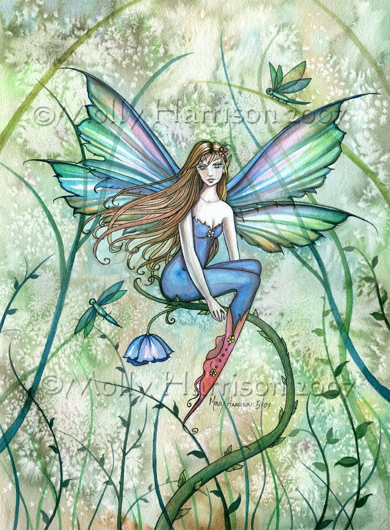 Fairy Fine Art Fantasy Print by Molly Harrison 12 x 16