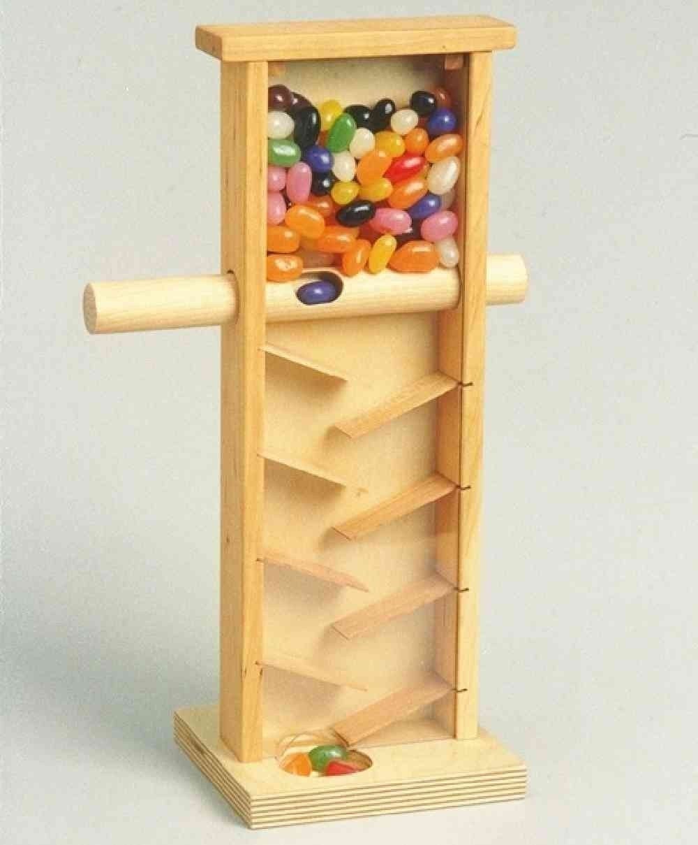 Items similar to Handcrafted wooden JELLY BEAN MACHINE 