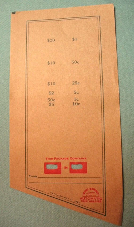 Vintage Coin Wrappers by Steel Strong for all coin types