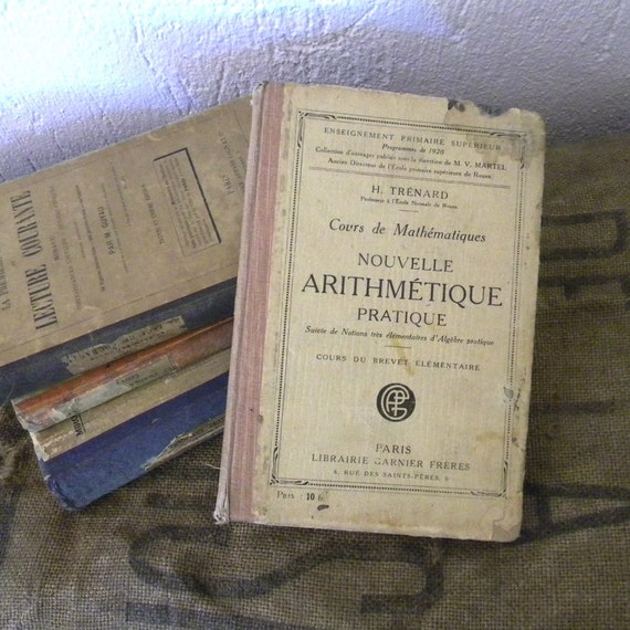 Vintage French math book
