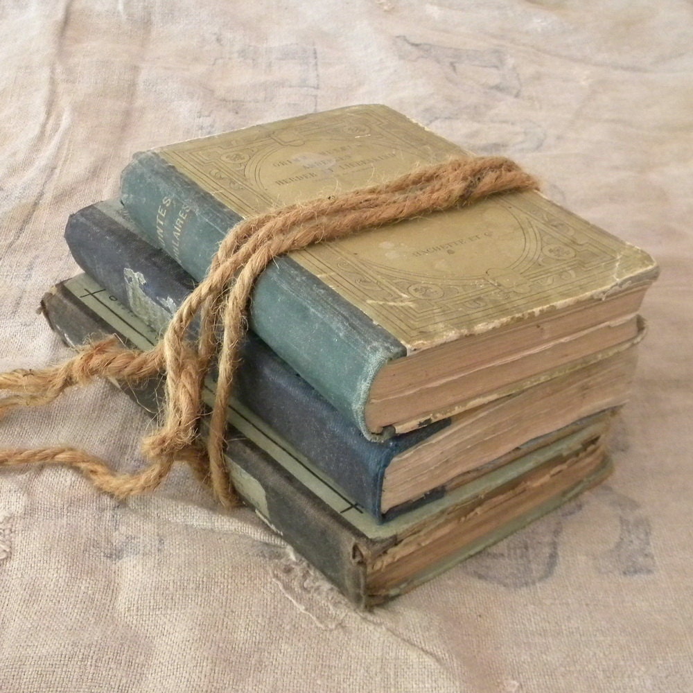 Antique French books set of three