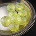 Czech Glass Beads 13mm Ornate Scroll Beads Lemon Ice Luster - 8