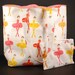 Ballerina Fabric Dance Shoe and Accessory Tote Bag