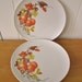 4 vintage fruit melmac dinner plates