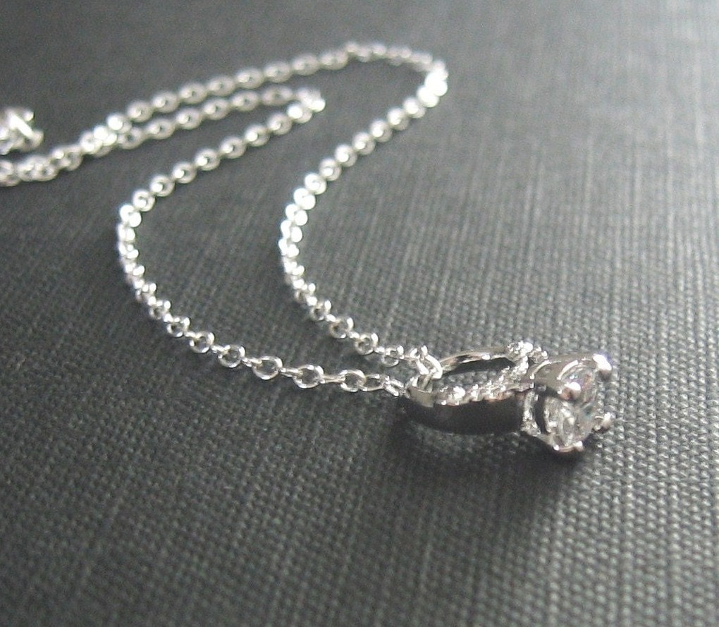 The Little Promise Ring Necklace Ring Necklce Sterling