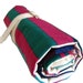 dpn knitting needle organizer - turquoise, pink, navy and purple