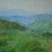 Blue Ridge Mountains - Water Color ACEO