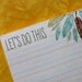 note pad-let's do this