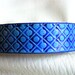 Blue dot and lattice cuff