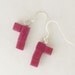 Tetris Earrings -- polymer clay 