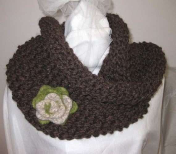Easy Knitting Pattern for Oversized Snood Cowl / Capelet