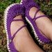 Crossover Strap Mary Janes (crochet pattern)