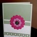 Handmade Card Pink Floral All Occasion Custom Message Free Ship - Day 20 CIJ