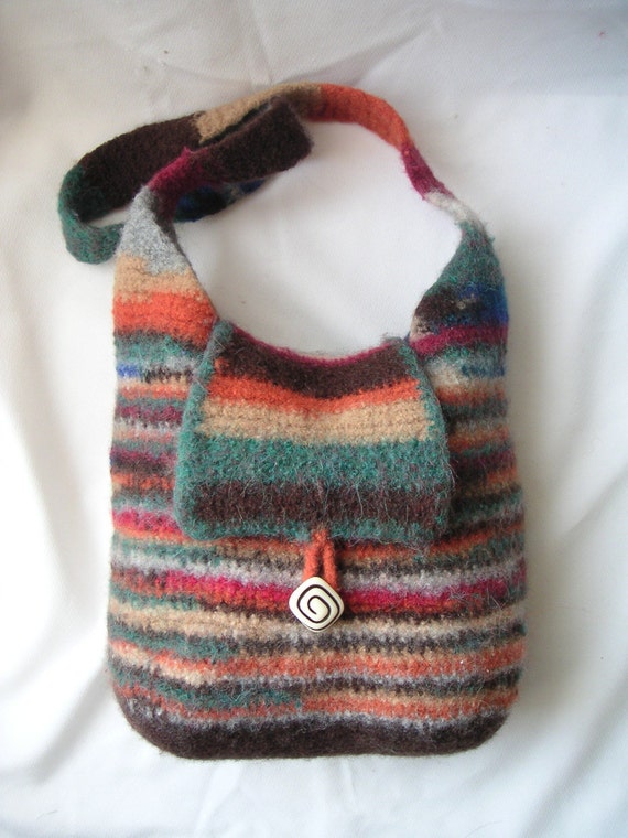 ... Bag Felted Crochet Pattern pdf My favorite HOBO felted wool bag