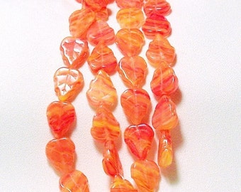 Autumn Comes Early- ltd. ed. hurricane glass beads