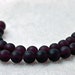 Deep Amethyst- recycled sea glass beads