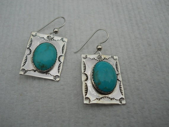 Native American Jewelry earrings sterling silver and by choctaw