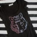 Black and Rainbow Teen Wolf Tee
