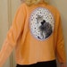 Tangerine Kitty Applique Cardigan