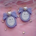 Cutesy Kitty Cameo Earrings