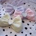 Pastel Bow Set