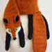 PDF Pattern for Fox Scarf - Crochet Pattern - Animal Scarf