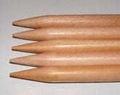 US Size 25...7 Inch... Surina Wood...Double Point Knitting Needles...17MM...SET OF 5