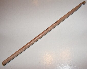 US Size I...Surina Wood Crochet Hook...5.5MM...6inch...Straight End