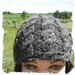 Hand Knit Cabled Hat - Small Man or Medium Woman - Charcoal Gray made with my FarmGrown Alpaca Yarn