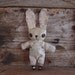 Reserved for JL, Oswald, Bunny, cloth doll, hand painted