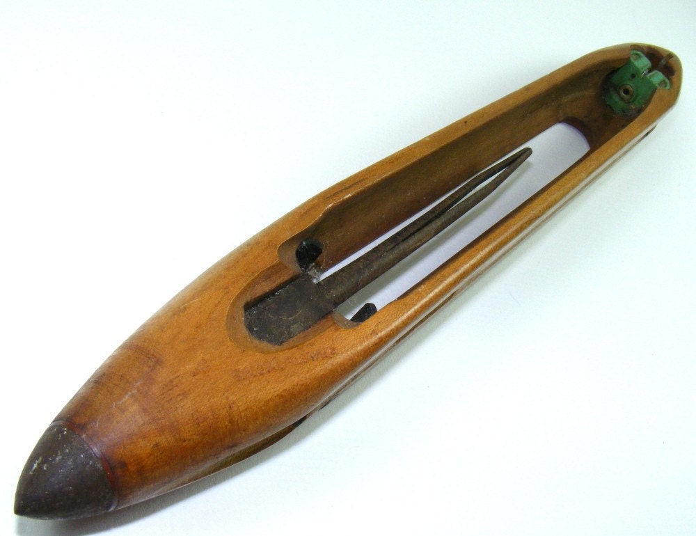 Vintage Weaving Shuttle Lancashire Mills
