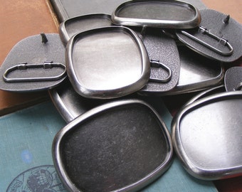 50 WHOLESALE Belt Buckle Blanks plus FREE SHIPPING