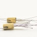 Firecracker Earrings - Long Brass and Silver