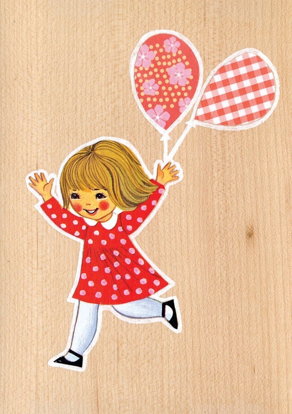 Girl and Balloons Limited Edition Print