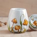 Hand Painted Herb Pod - Shrooms and Grass Collection - made in order