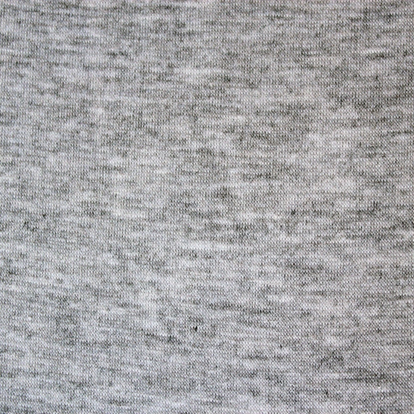 RAYON JERSEY KNIT heather gray fabric