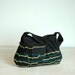 Last Chance Clearance SALE Black Natalie Bag with Mesa Print