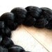 VINTAGE hair piece Braided Pony Tail black with gray Tovar tresses
