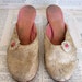 VINTAGE Snug lers Womens FABRIC Slippers by the U S Rubber Company