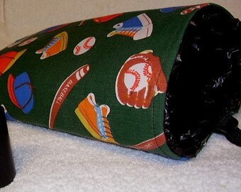 Auto Trash Bag, Car Litter Bag, Baseball design, favorite with children.