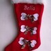Dog Christmas Stocking With Your Dog's Name Custom Home Living Pets