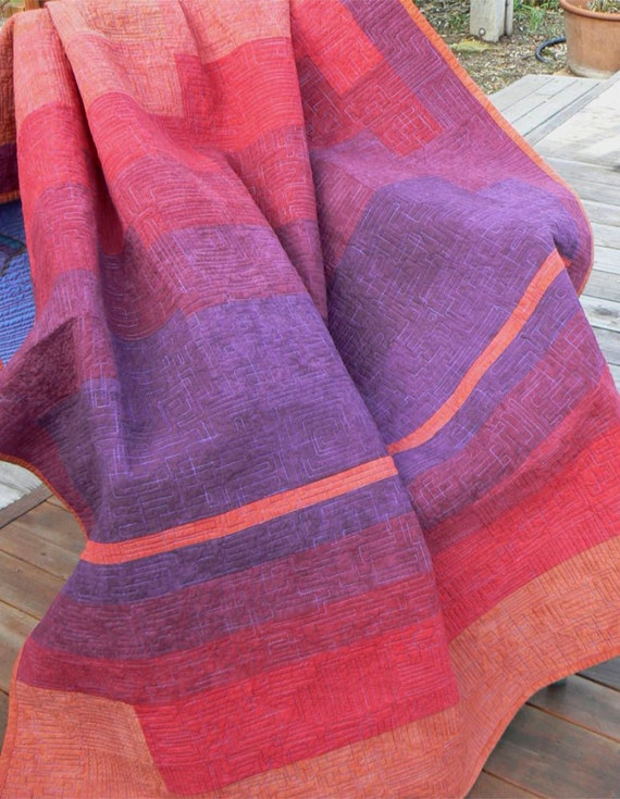 Quilt of Graduated Colors