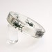 Transparent lucite bracelet with real beetles