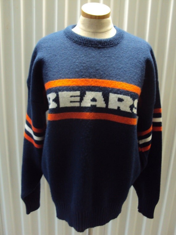 Vintage 80s Chicago Bears Mike Ditka NFL Sweater